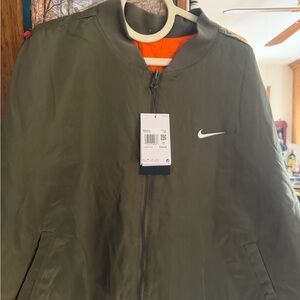 Women’s Nike Jacket NWT size 2X forest /Orange Warm ! ready to ship Great Deal